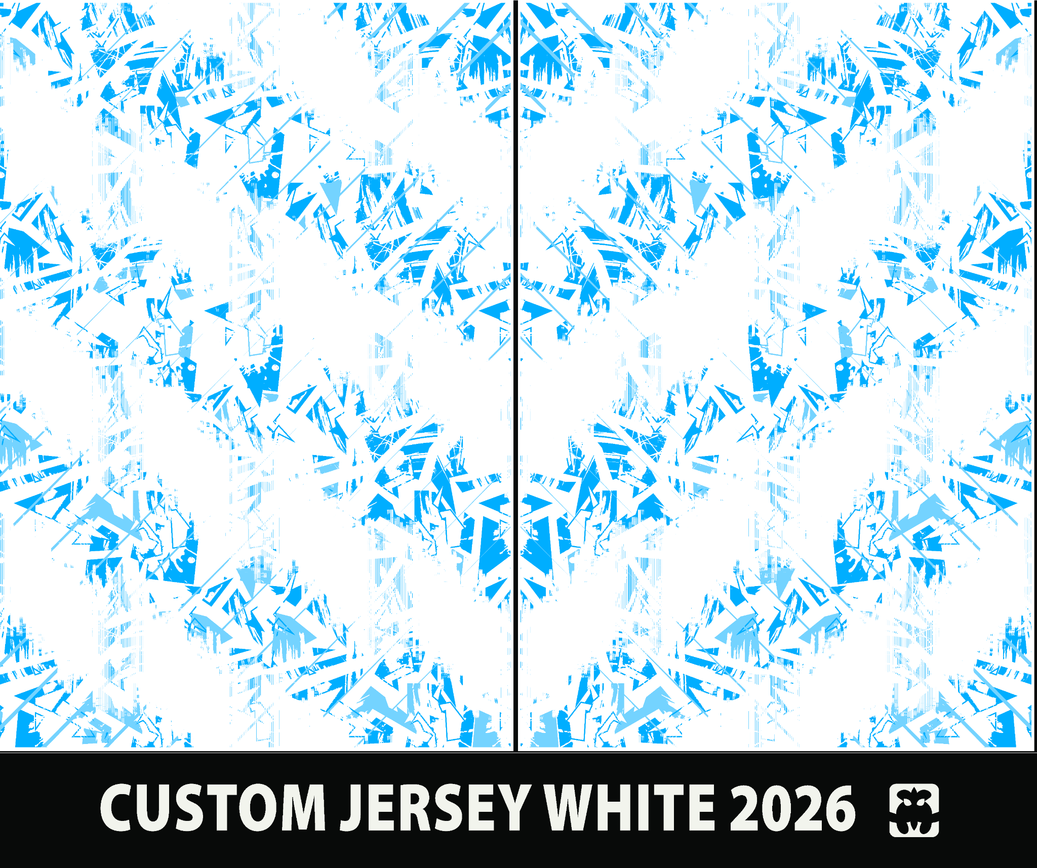 CUSTOM JERSEY WHITE 2026 protected jersey vector preview