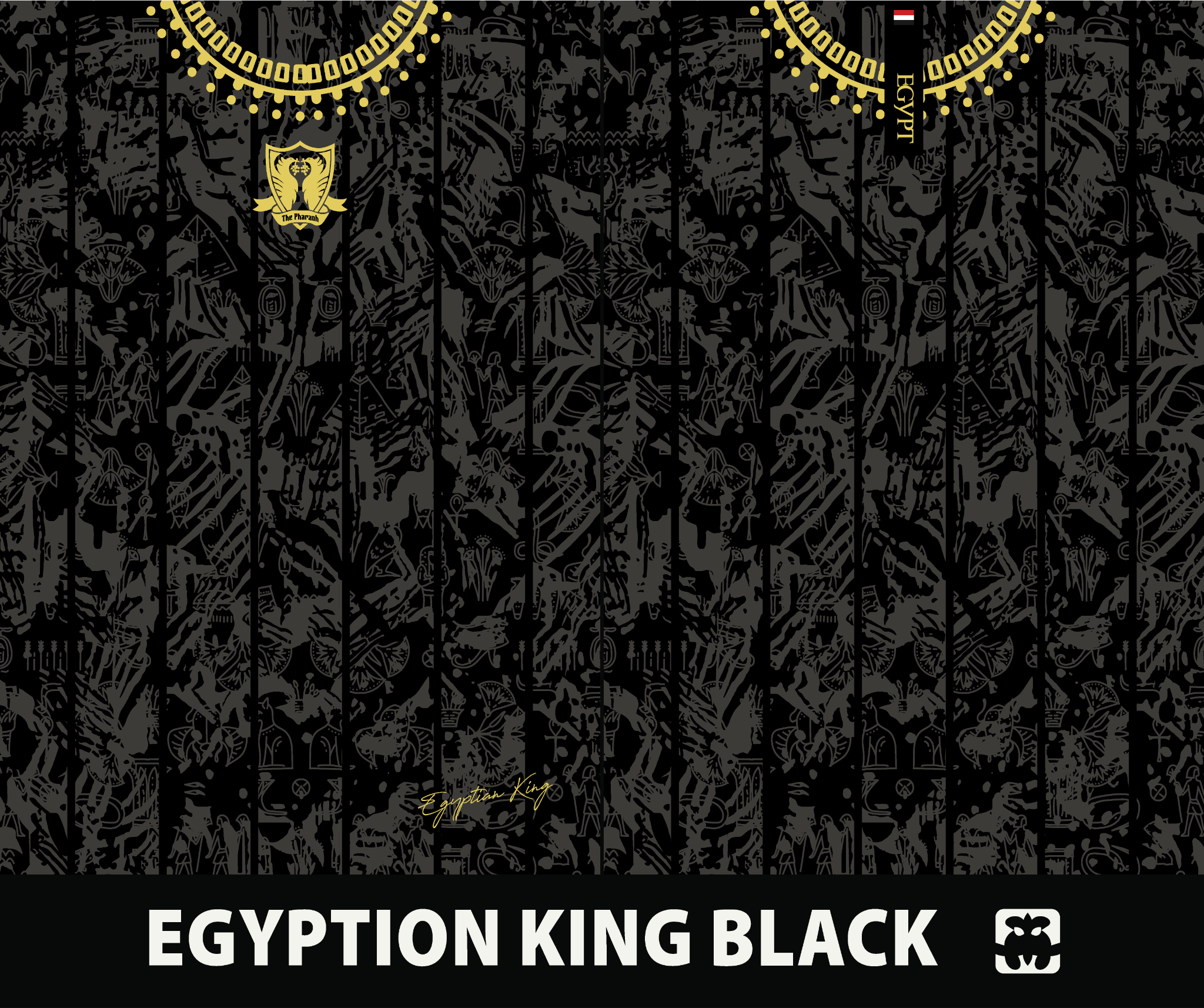 EGYPTION KING BLACK protected jersey vector preview