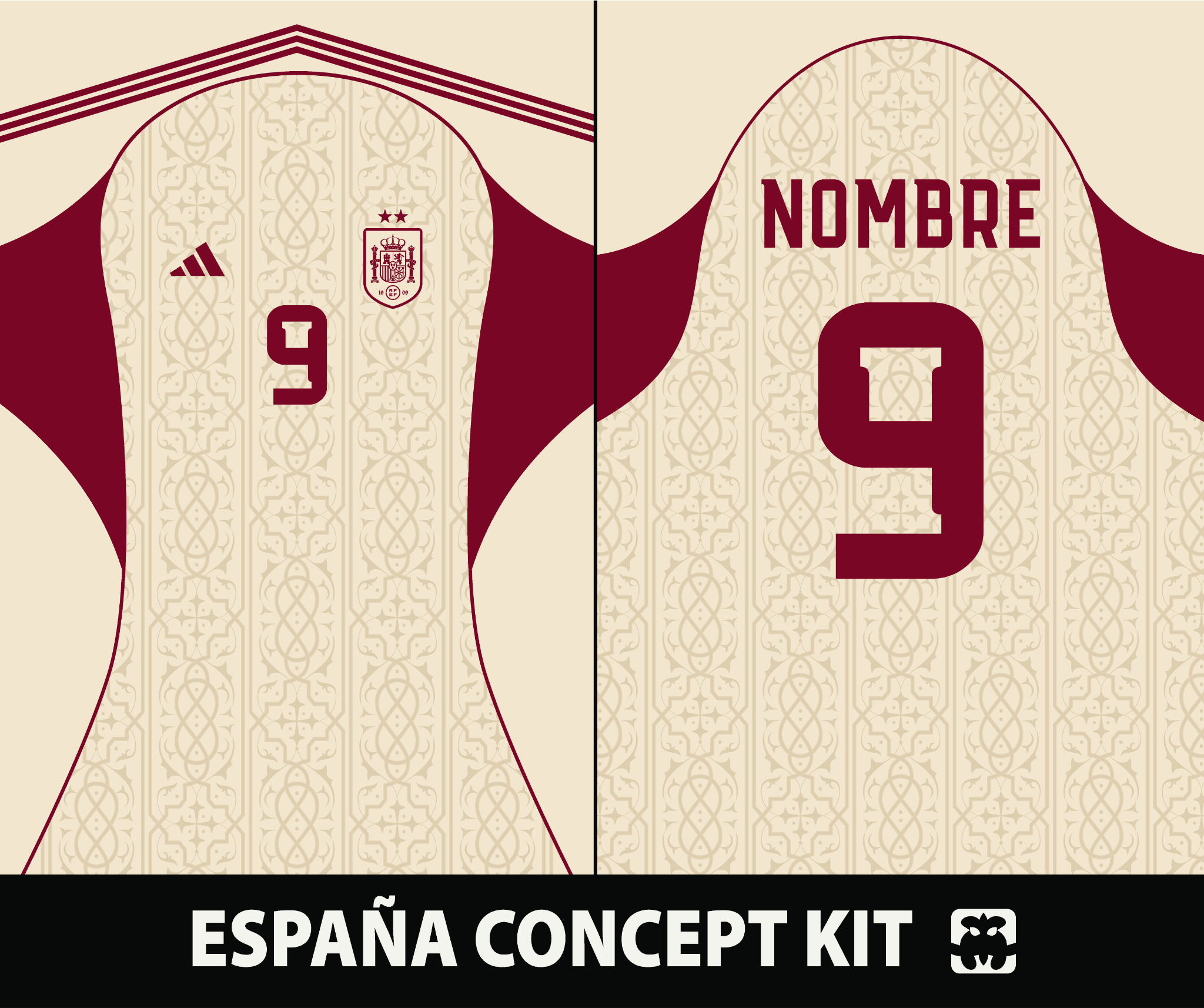 ESPAÑA CONCEPT KIT protected jersey vector preview