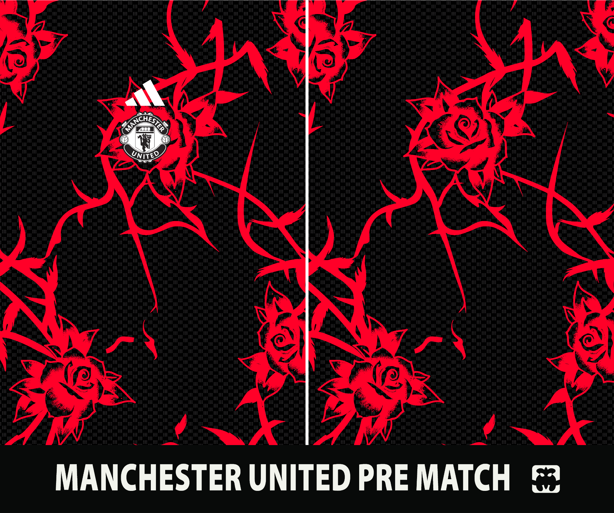 MANCHESTER UNITED PRE MATCH protected jersey vector preview