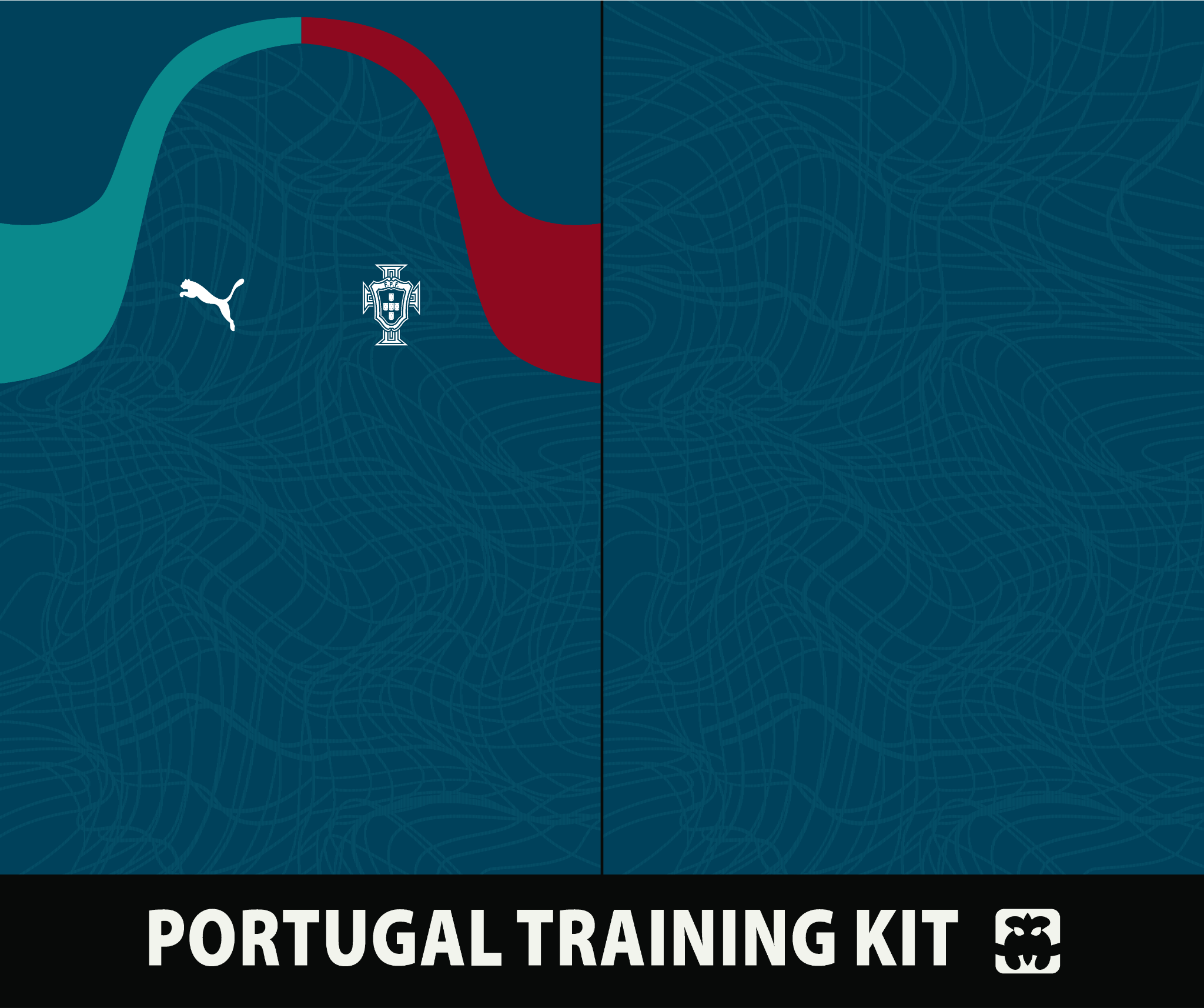 PORTUGAL TRAINING KIT protected jersey vector preview